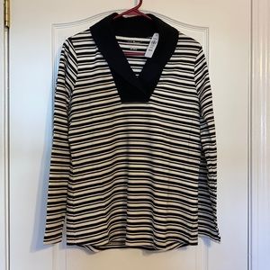 LL Bean striped top NWT - M